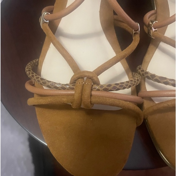 Aldo Brand Tan Gladiator Sandals w/ Gold Accents. Size 10. Brand New In Box! - Picture 7 of 13